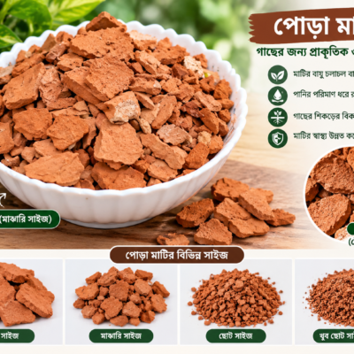 পোড়া মাটি (Burnt Clay) – গার্ডেনিং মিডিয়া